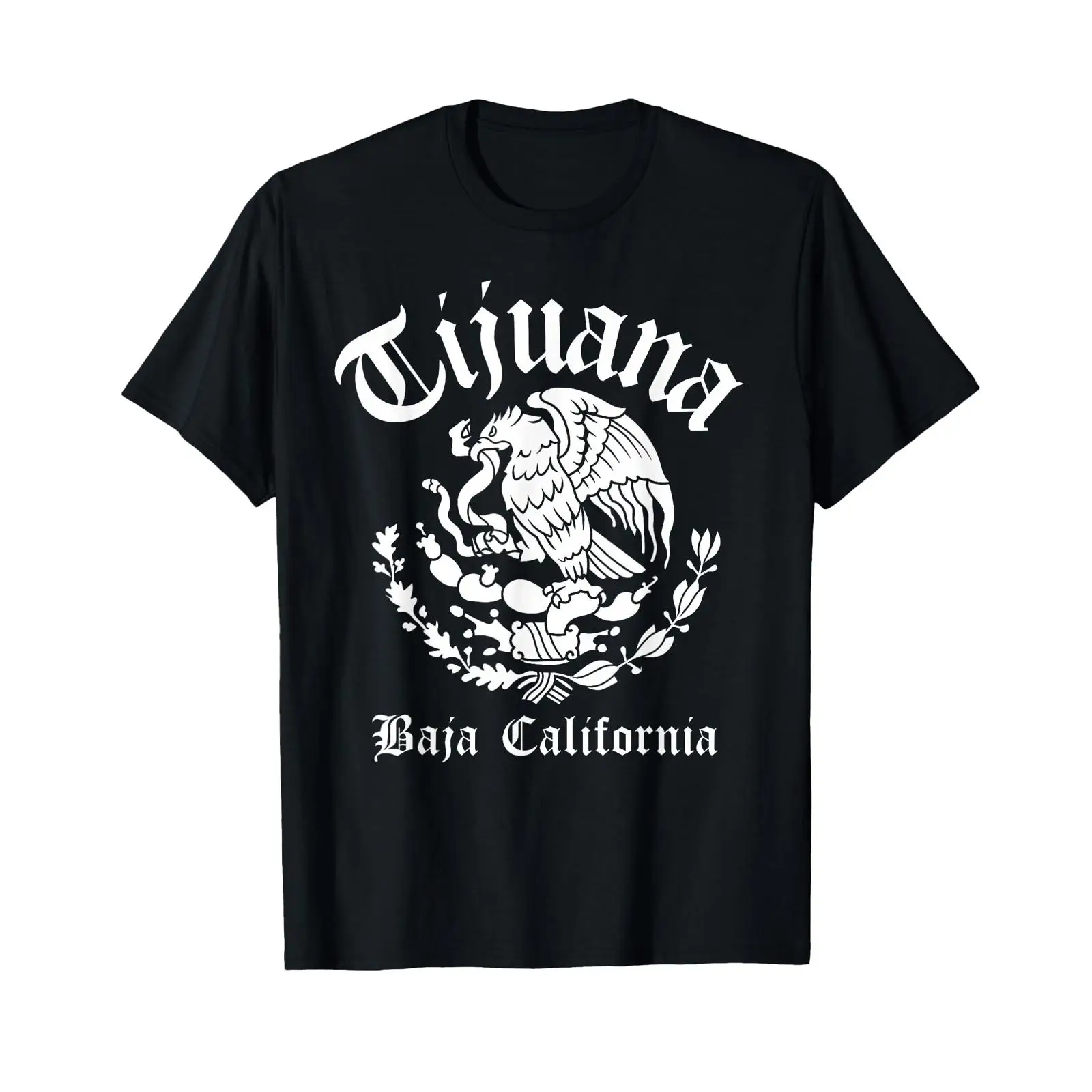 Men'S Fashion Tijuana - Camiseta Vintage Tijuana com Emblema Mexicano,