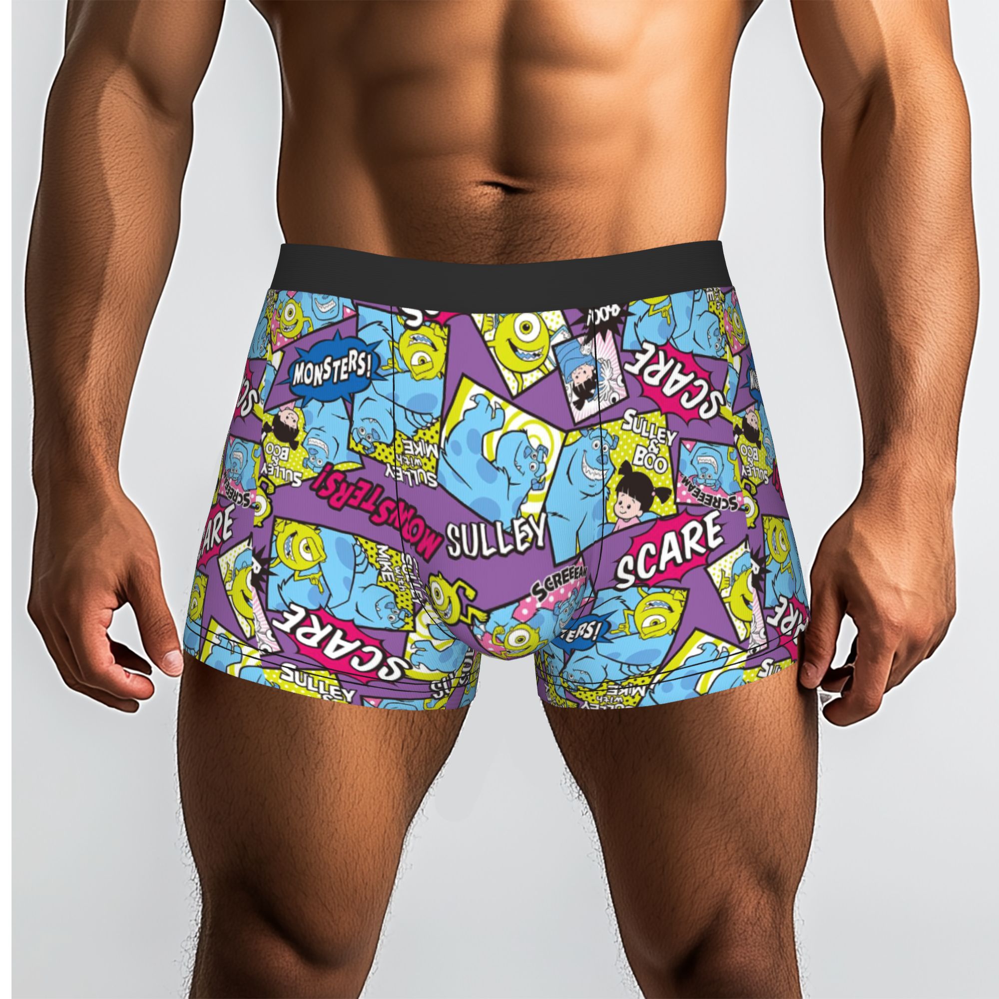 Men'S Fashion Underwear - Cuecas Boxer Personalizadas M-Monsters Anime University