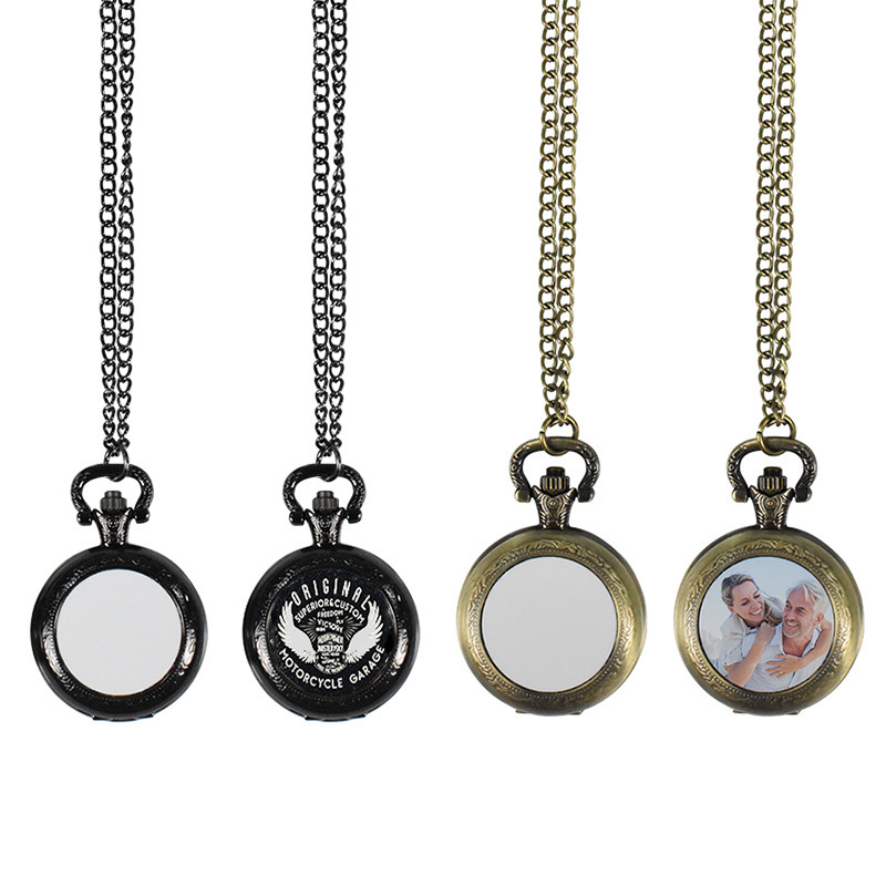 Men'S Fashion Necklaces - Colar de Relógio de Bolso Vintage