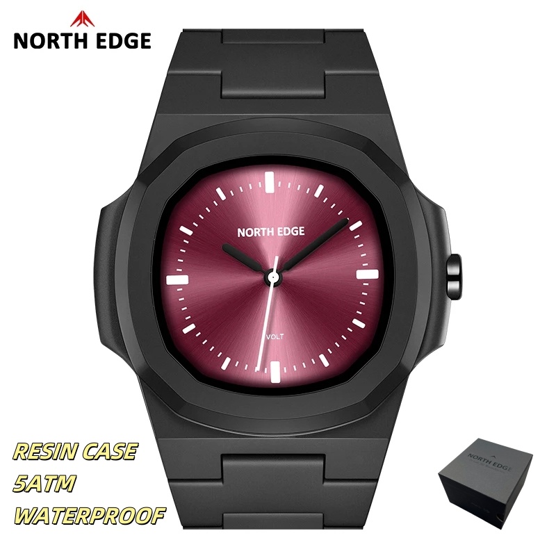Fashion Mens Watches - North edge relógio para homem novo