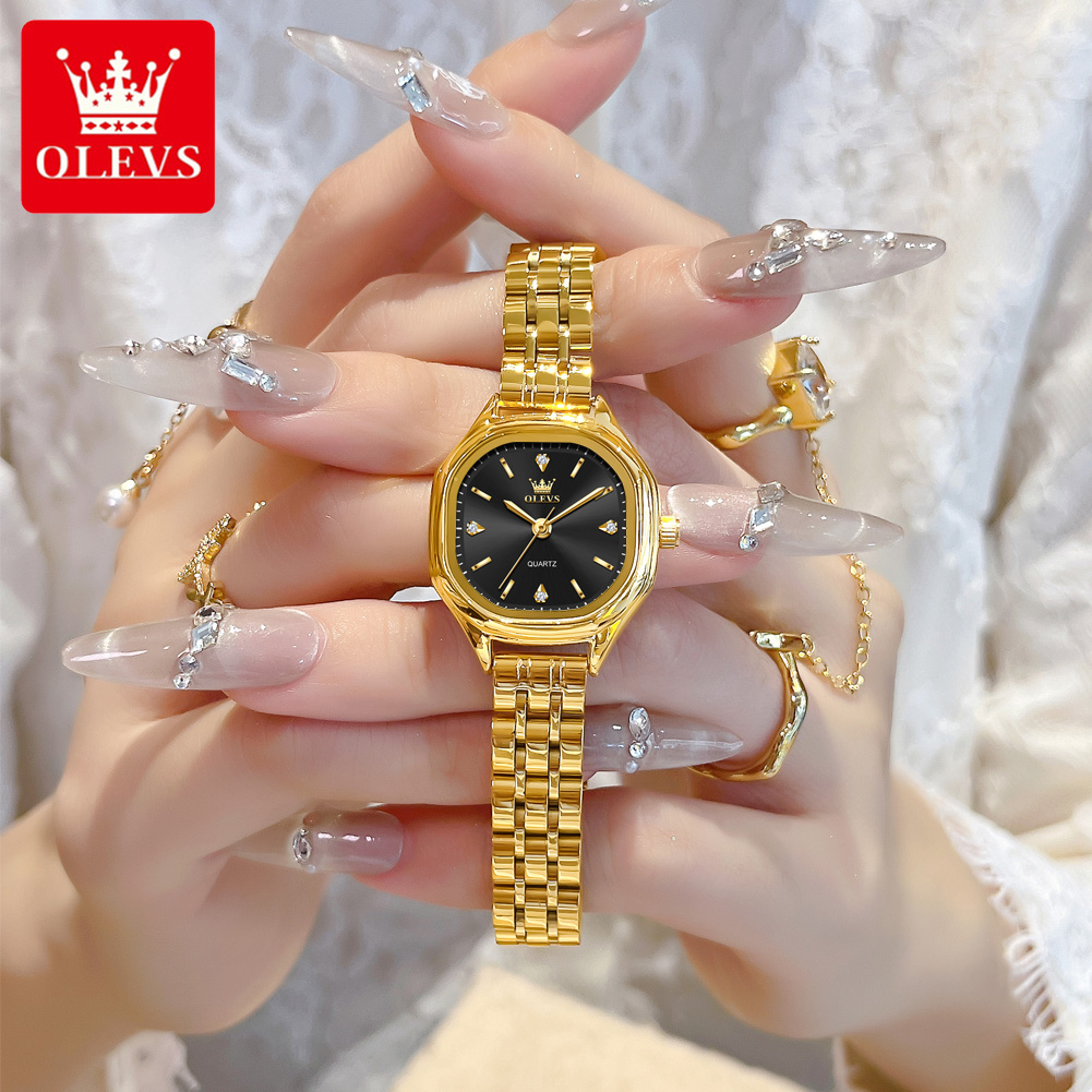Fashion Mens Watches - Olevs 5888 senhoras relógios ouro original