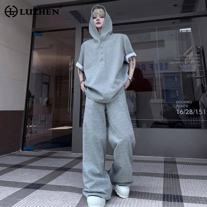 Men'S Fashion Loose Pants - LUZHEN Original Tops Sleeve 2026 Novo