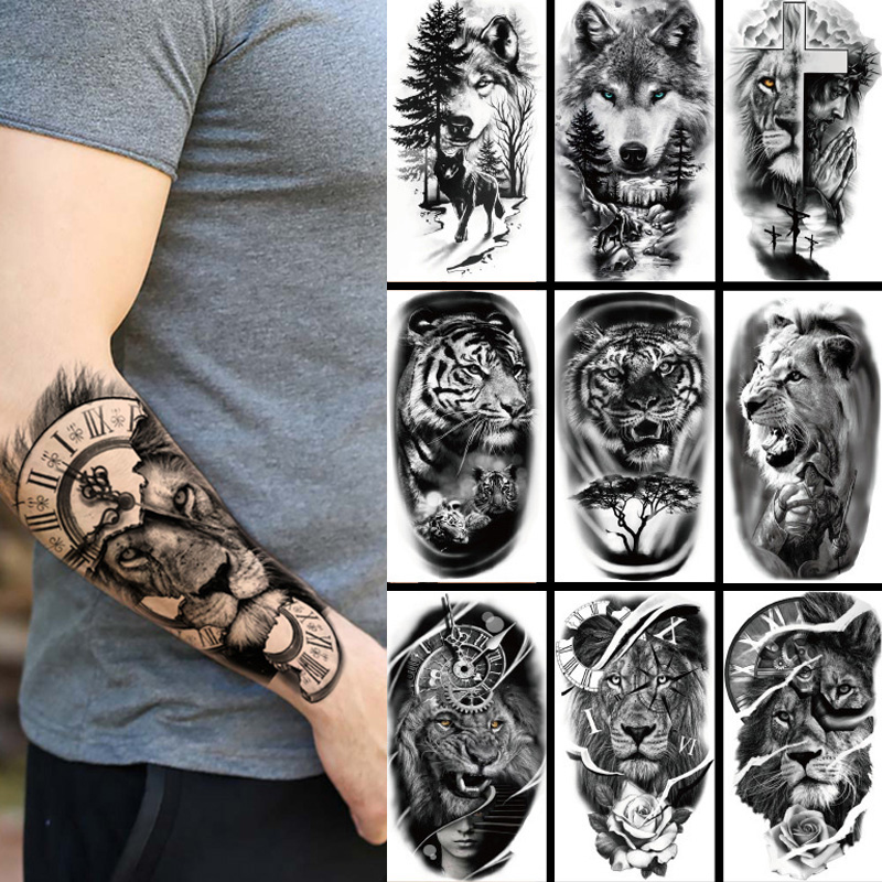 Men Fashion King - Etiqueta temporária impermeável do tatuagem, etiqueta