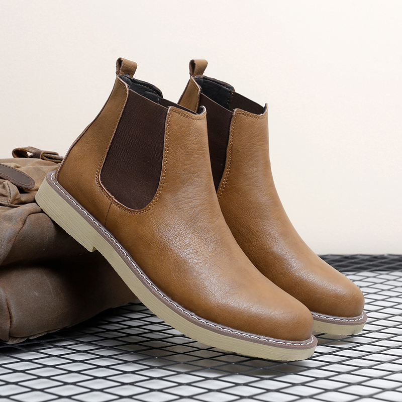 Chelsea Boots Men - Homens plus size novo cano alto