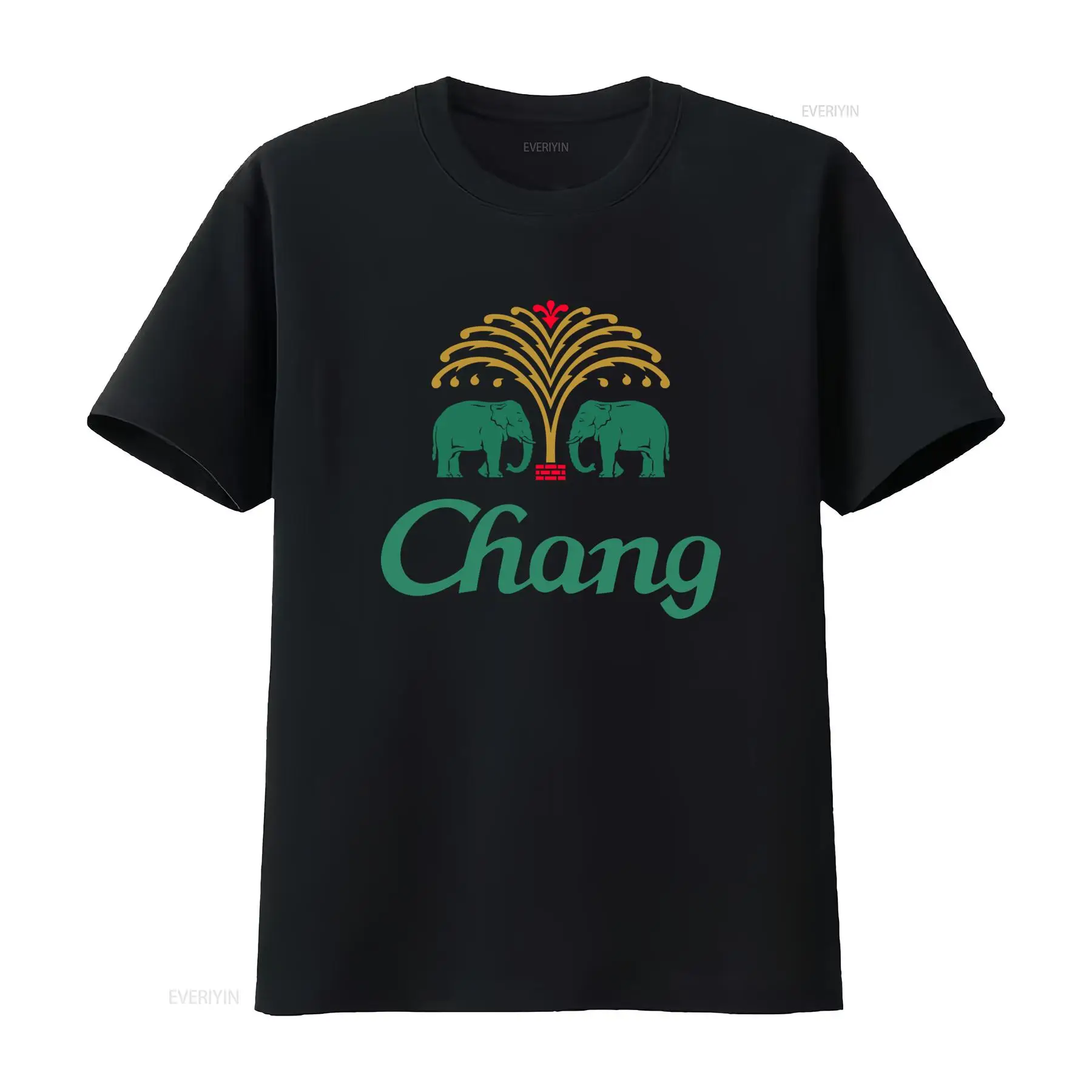 Mens Fashion Bangkok - Camiseta estilosa Chang Beer Bangkok Tailândia