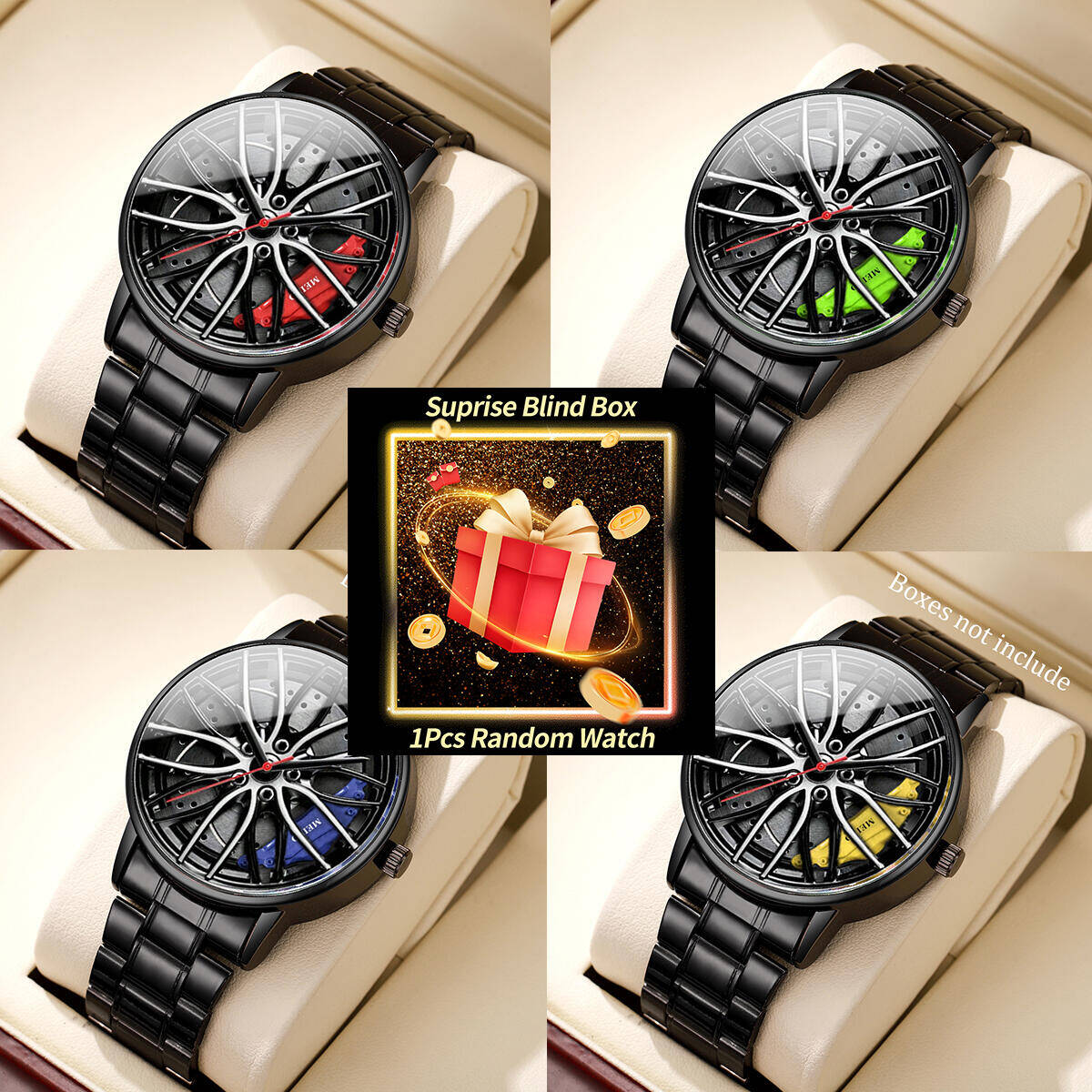 Fashion Mens Watches - 1pc surpresa mistério relógio caixa cega-moda