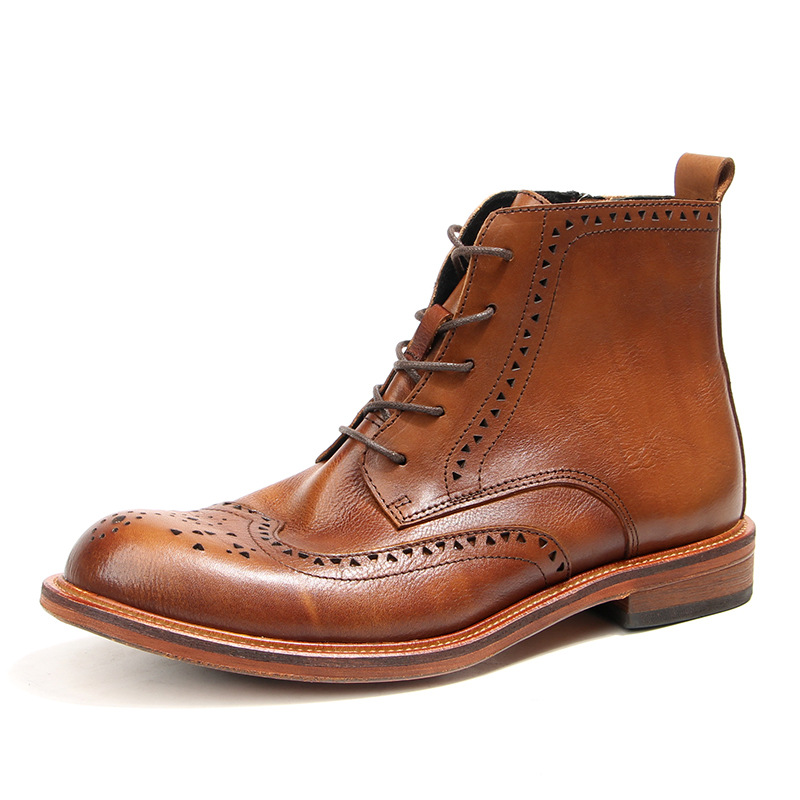 Mens Fashion Autumn 2025 - Vintage masculino tornozelo chelsea botas de