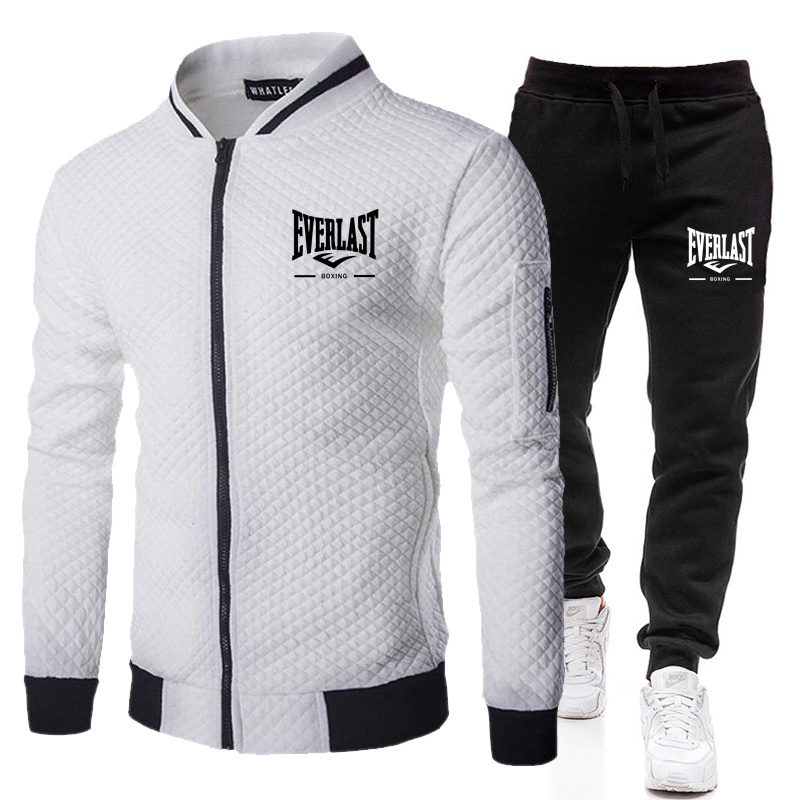 Mens Fashion Zip Up - Conjunto de Jaqueta Masculina EVERLAST BOXING