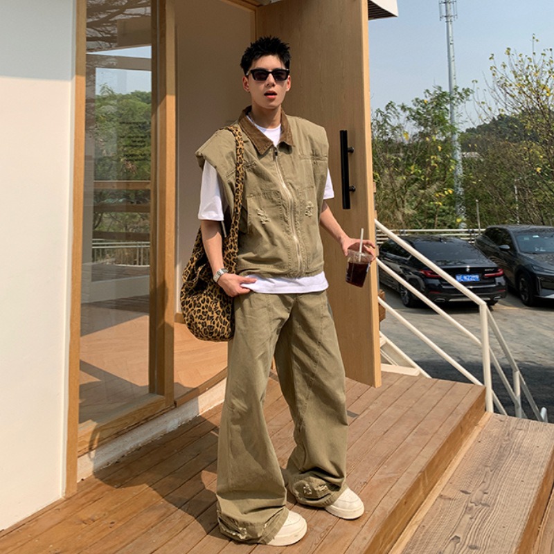 Men'S Fashion For Summer - Jaqueta Jeans Retrô Masculina de Marca
