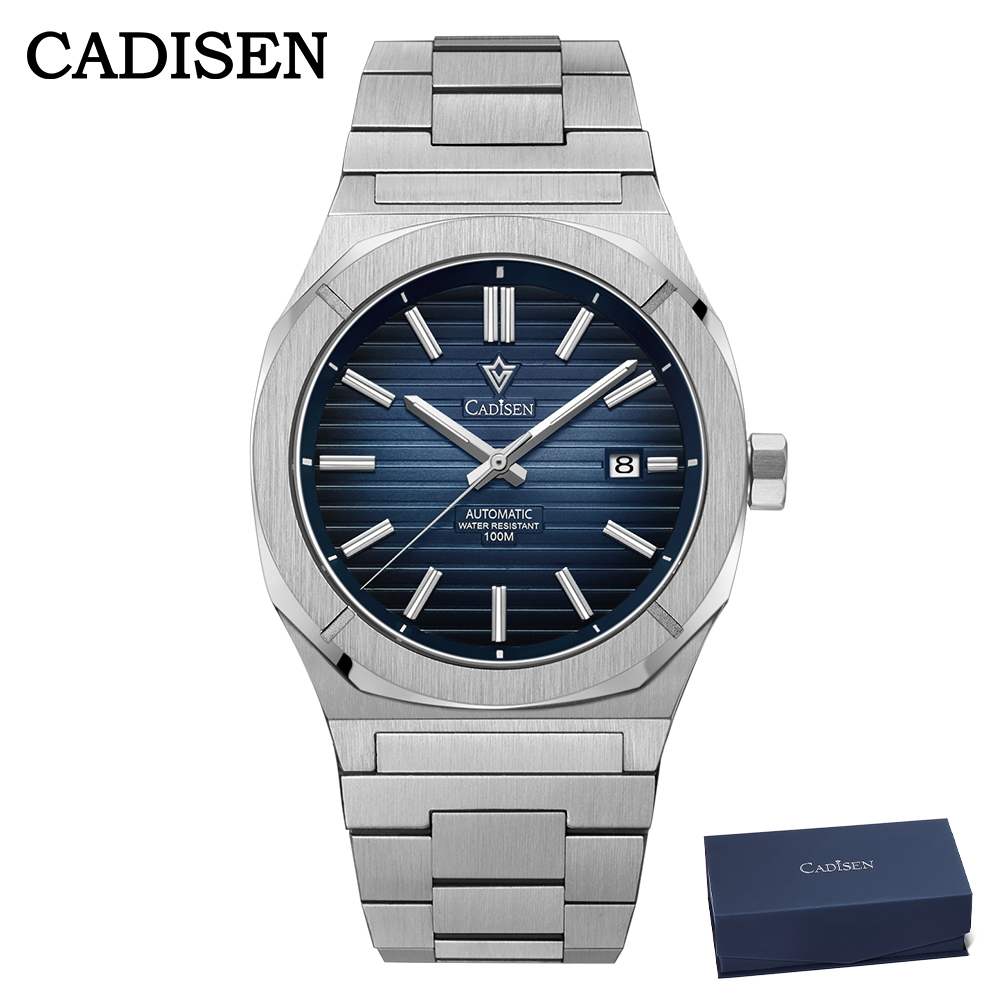 Fashion Mens Watches - Cadisen 2026 mergulhador relógio safira miyota