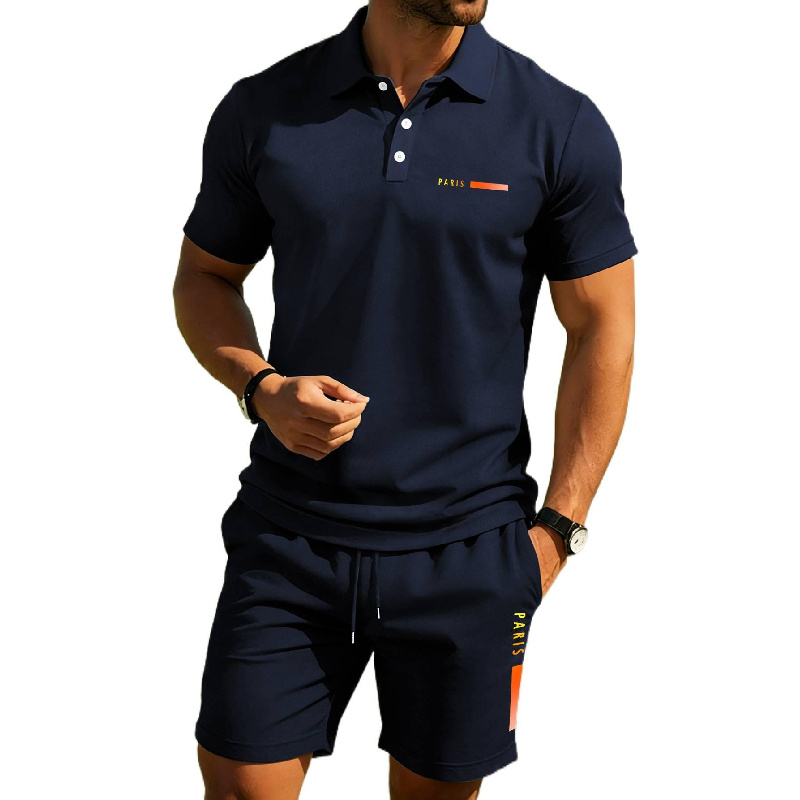 Paris Fashion Men - Camisa Polo Masculina de Verão de