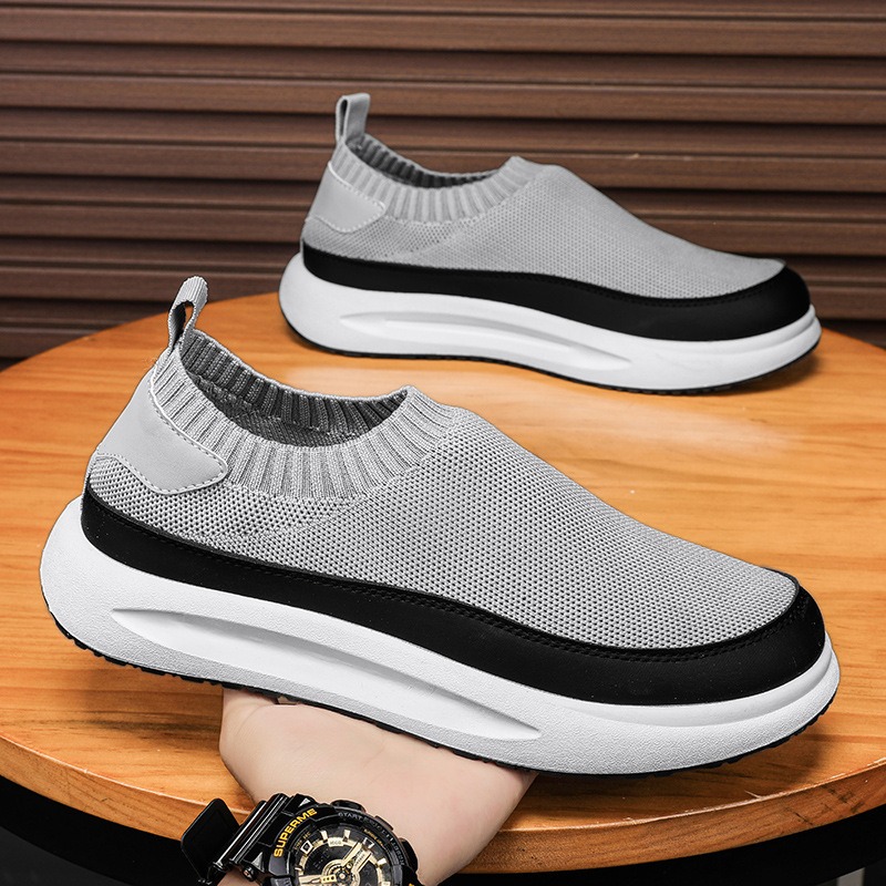 Mens Fashion Autumn 2025 - 2025 novos sapatos masculinos malha respirável