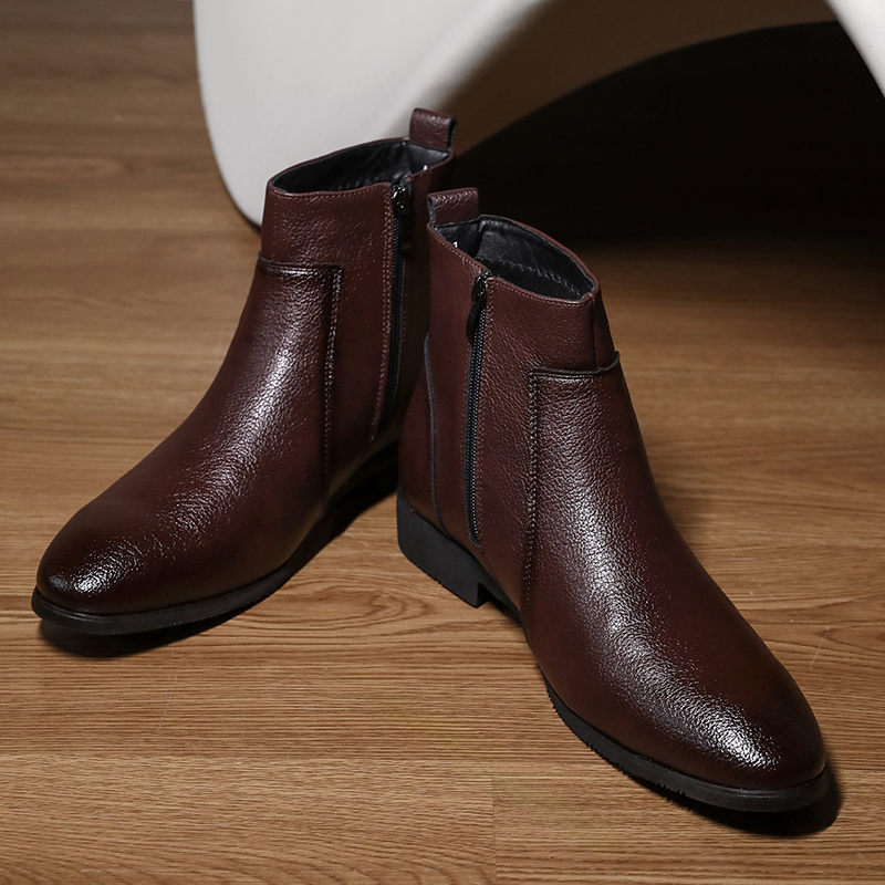 Chelsea Boots Men - Botas de Couro Macio para Homens,