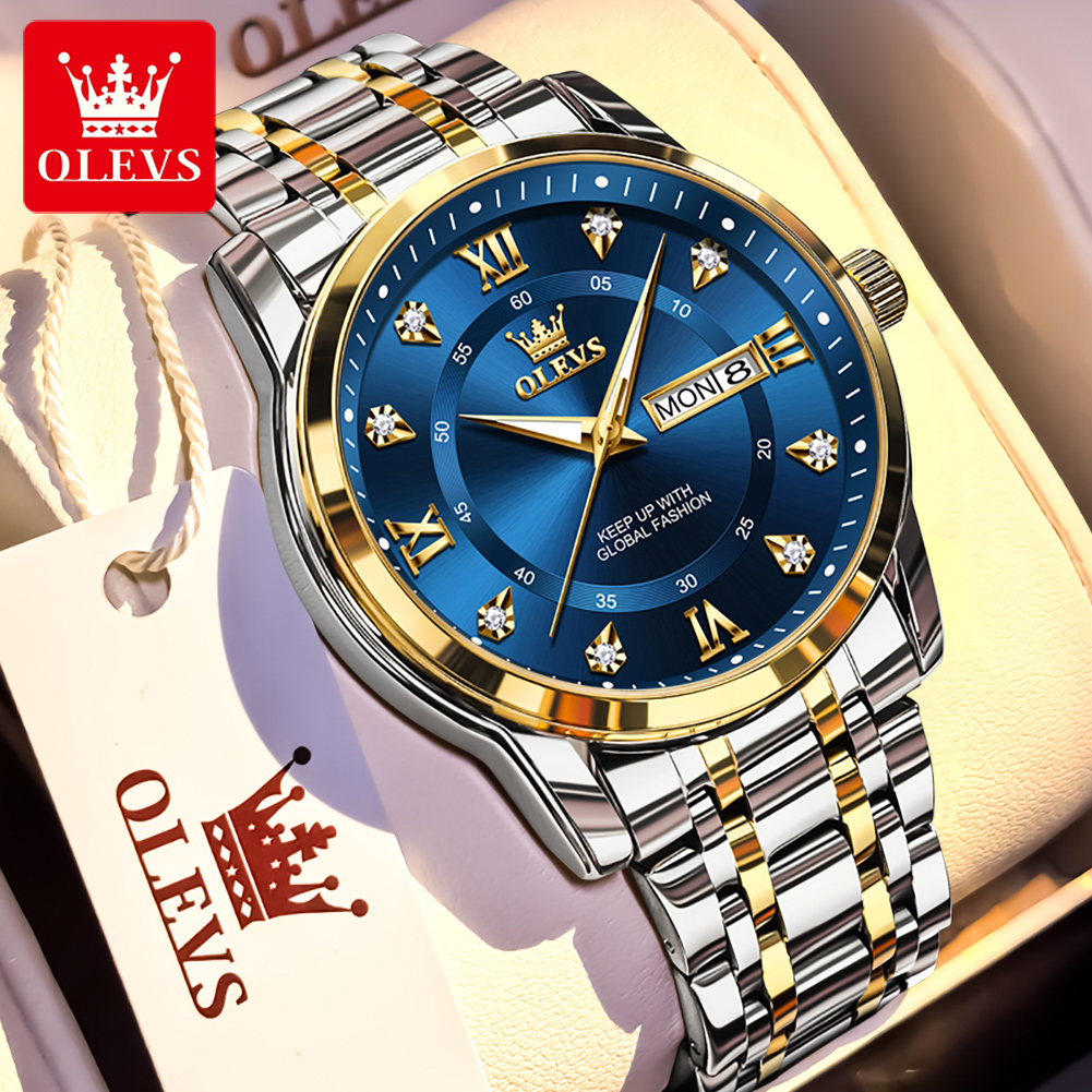 Fashion Mens Watches - Olevs marca moda relógios masculinos de