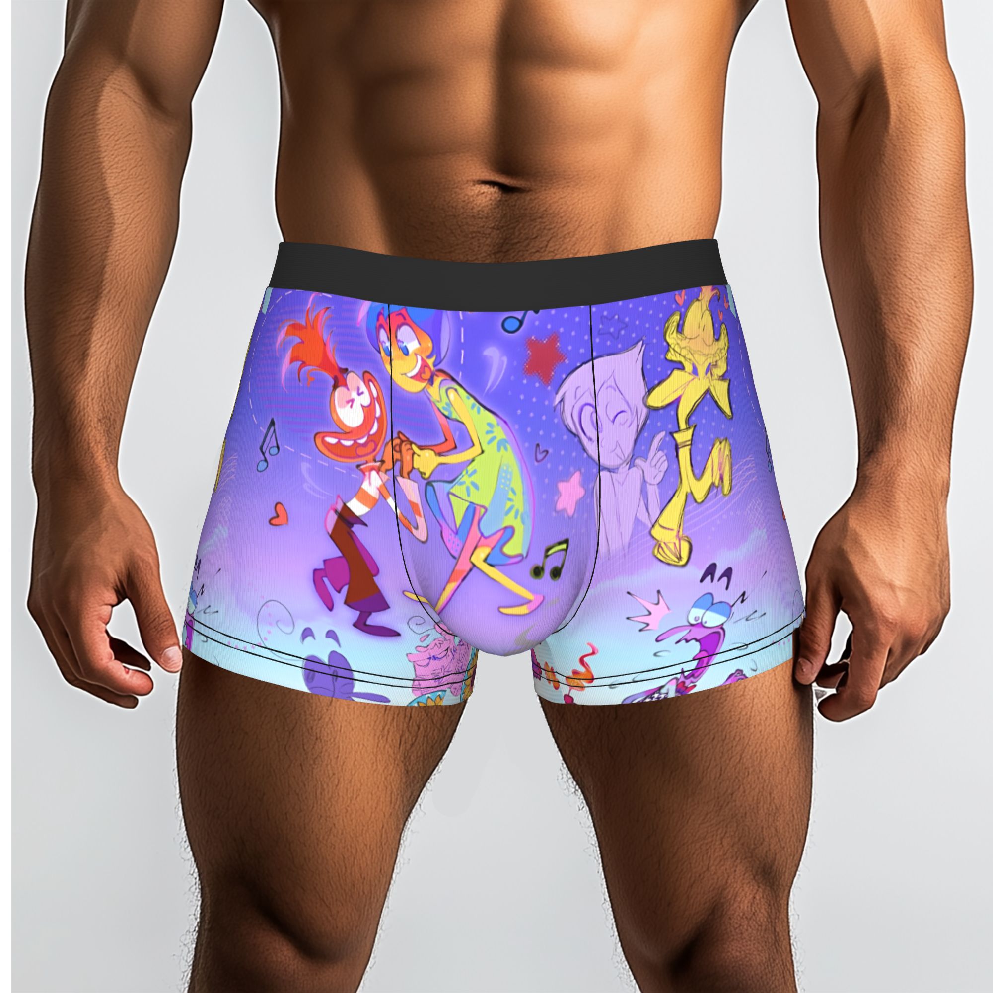 Men'S Fashion Underwear - Cuecas Boxer Masculinas Personalizadas com Estampa