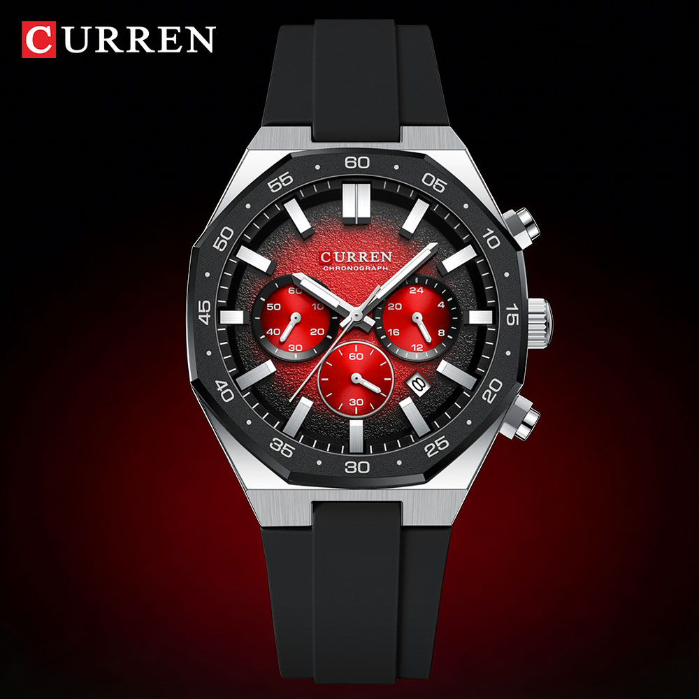 Fashion Mens Watches - Relógio Esportivo Casual Masculino CURREN com