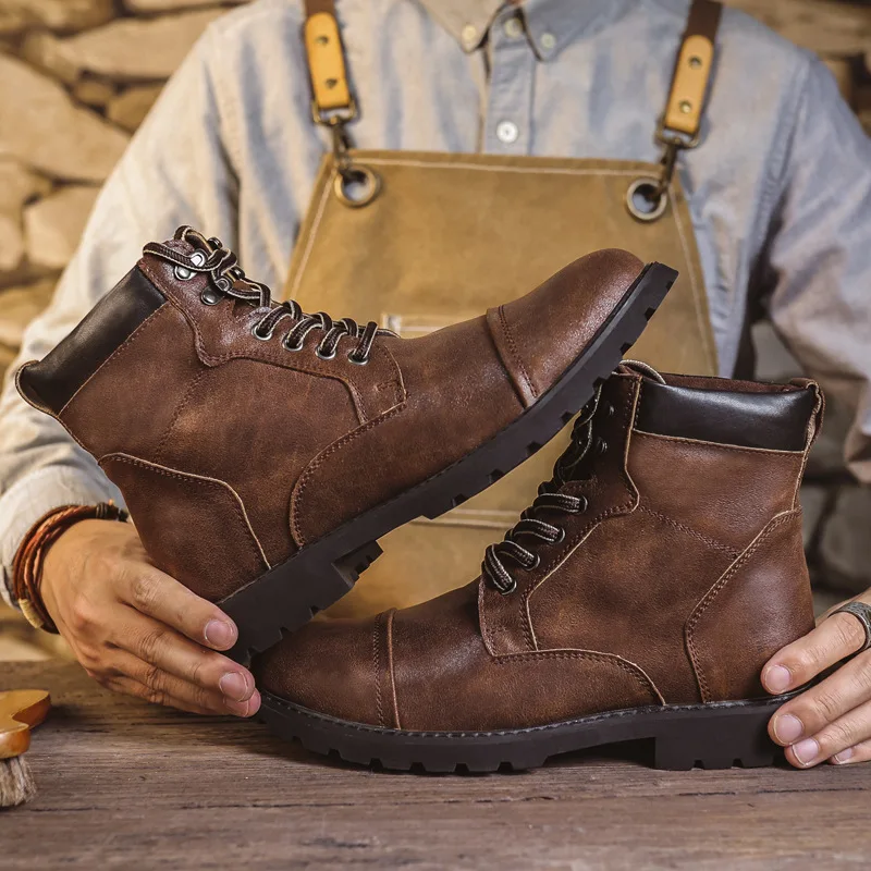 Chelsea Boots Men - Outono inverno botas masculinas conforto sapatos