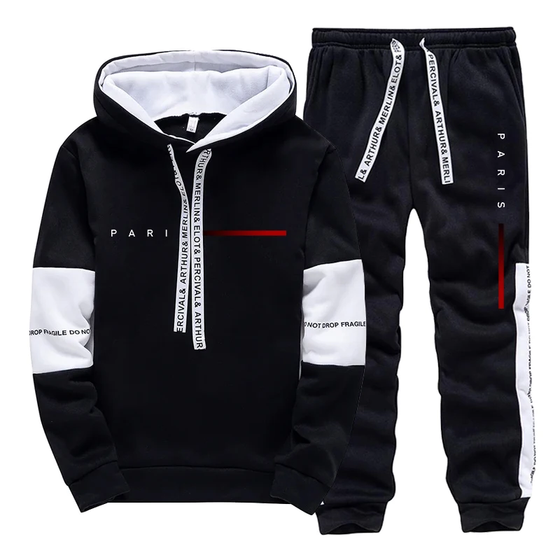Paris Fashion Men - Conjunto Masculino de Moletom e Calça