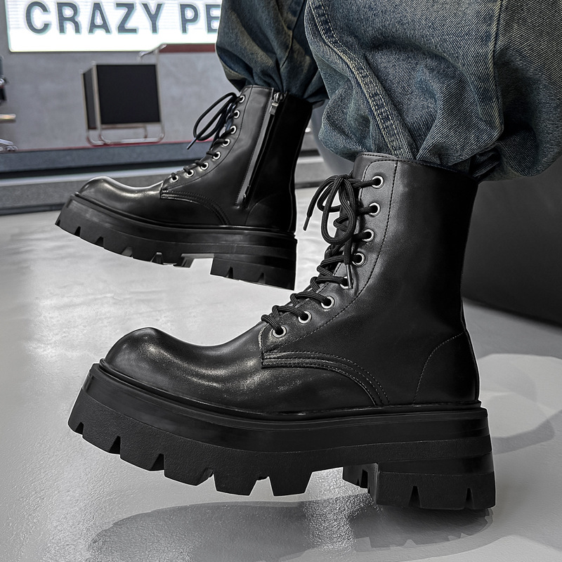 Chelsea Boots Men - Botas masculinas estilo britânico, casuais, para