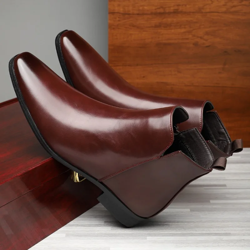 Chelsea Boots Men - Novas botas masculinas clássicas chelsea botas