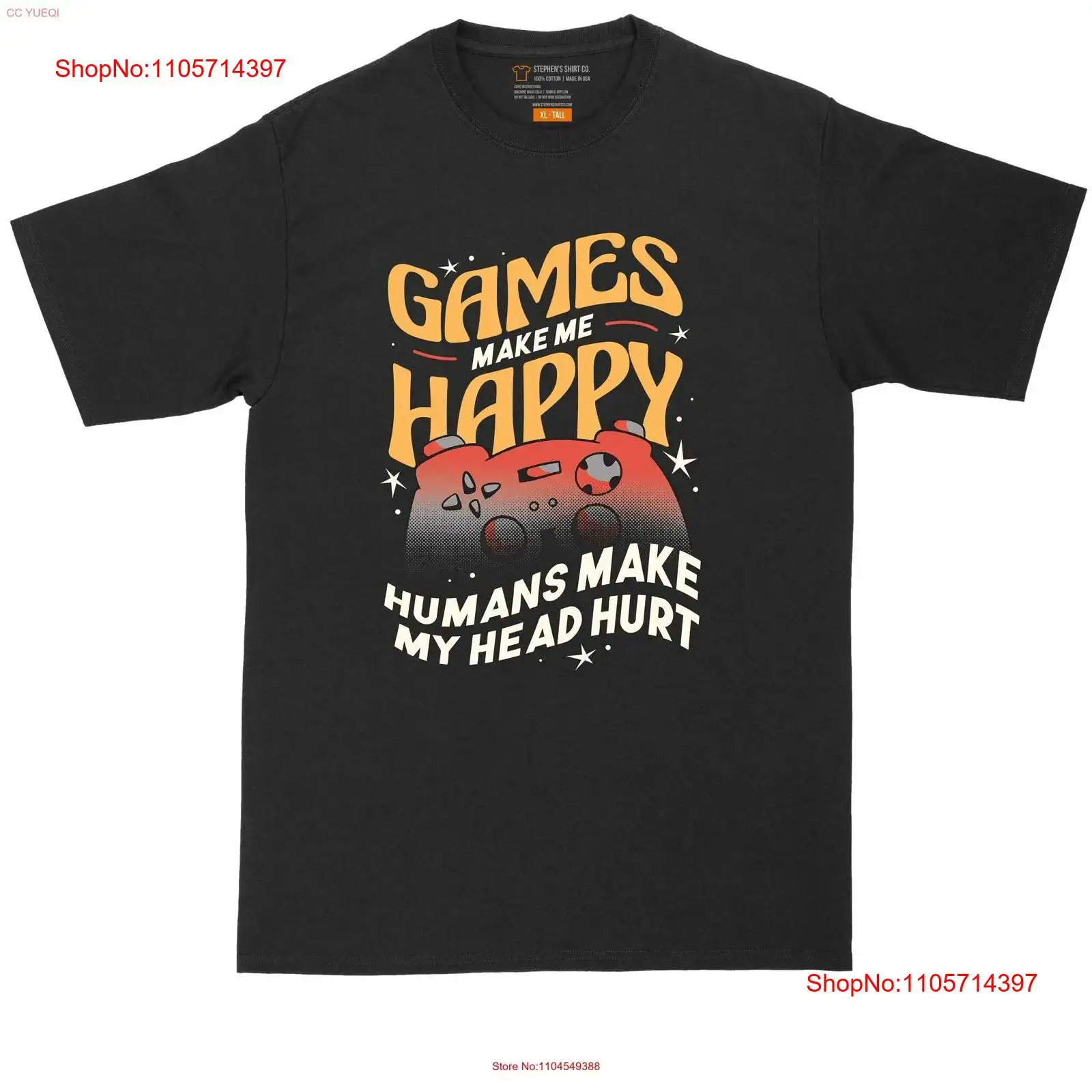 Men'S Fashion For Big Guys - Camiseta Engraçada para Amantes de Videogames: