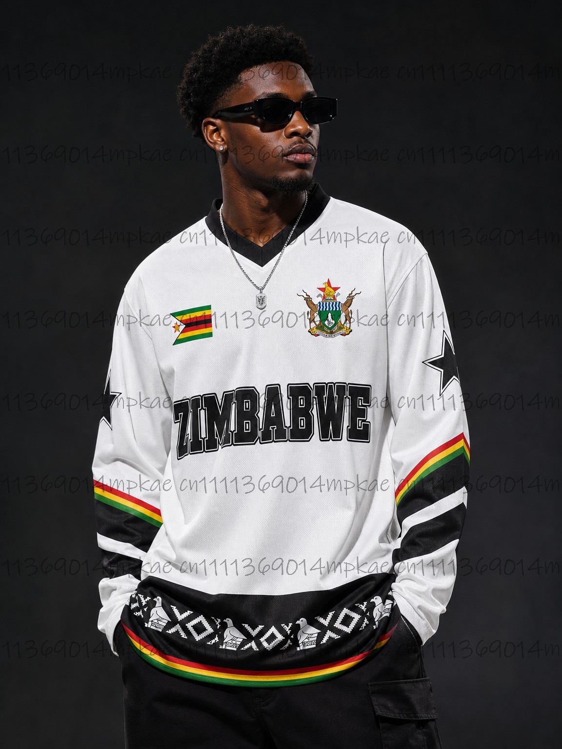 Men'S Fashion - Camiseta Masculina de Manga Longa com