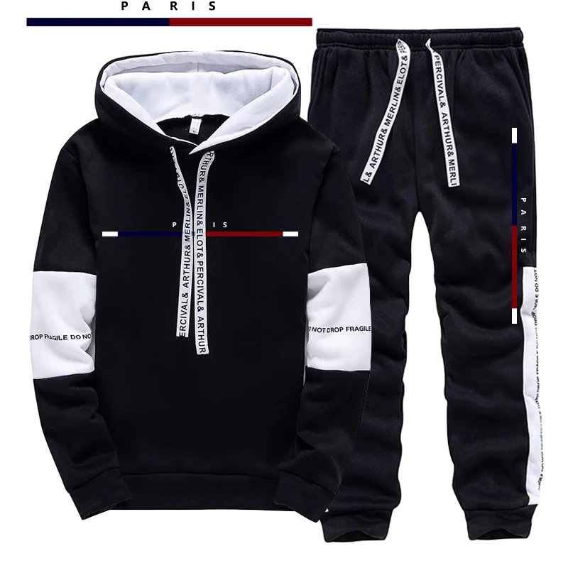 Paris Fashion Men - Conjunto Masculino Estampado Paris Fashion: Moletom