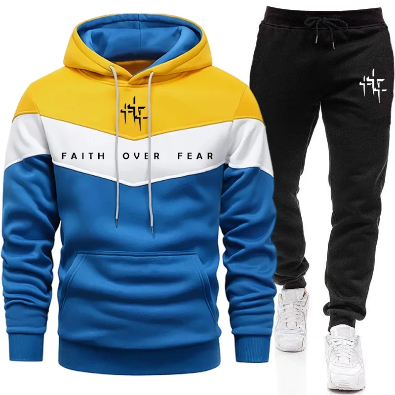 Conjunto Masculino Faith Over  - Mens Fashion Streetwear avaliação e preço