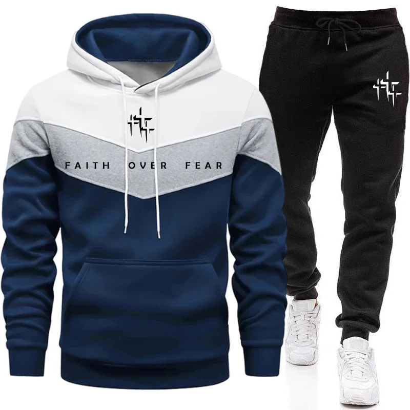 Conjunto Masculino Faith Over  - Mens Fashion Streetwear avaliação e preço