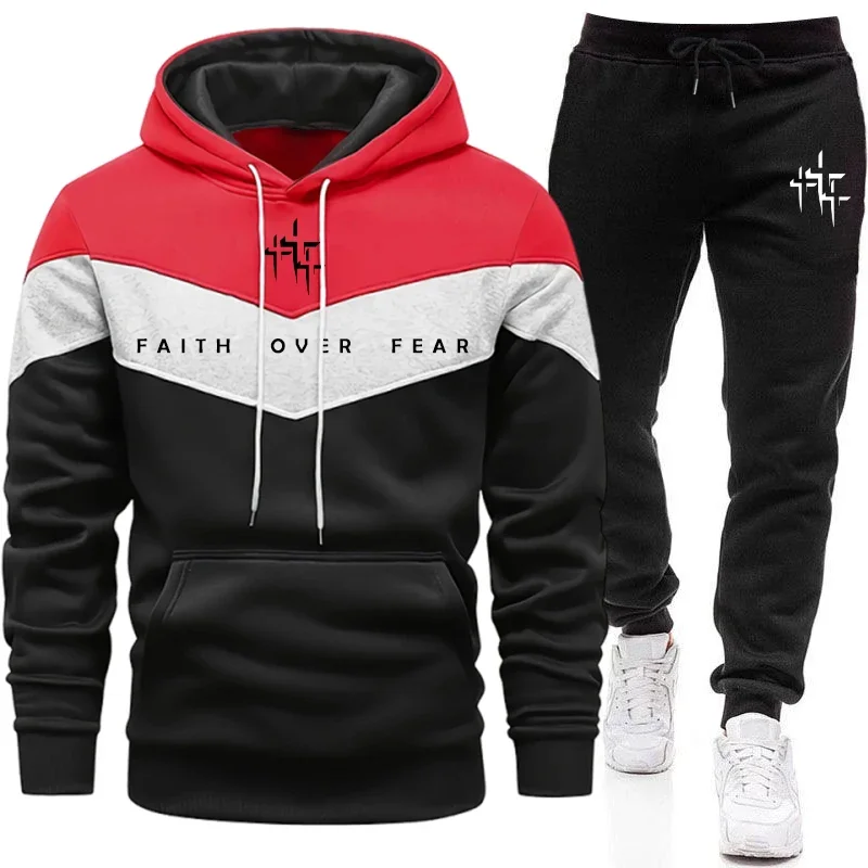 Conjunto Masculino Faith Over  - Mens Fashion Streetwear avaliação e preço