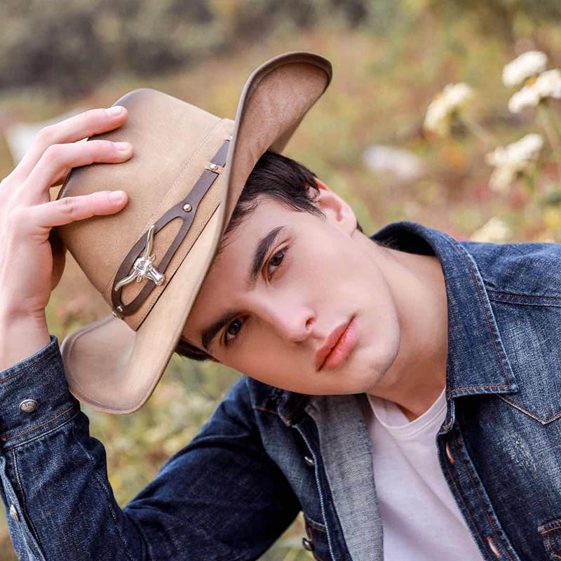 Chapéu de Cowboy Ocidental de  - Men'S Fashion avaliação e preço