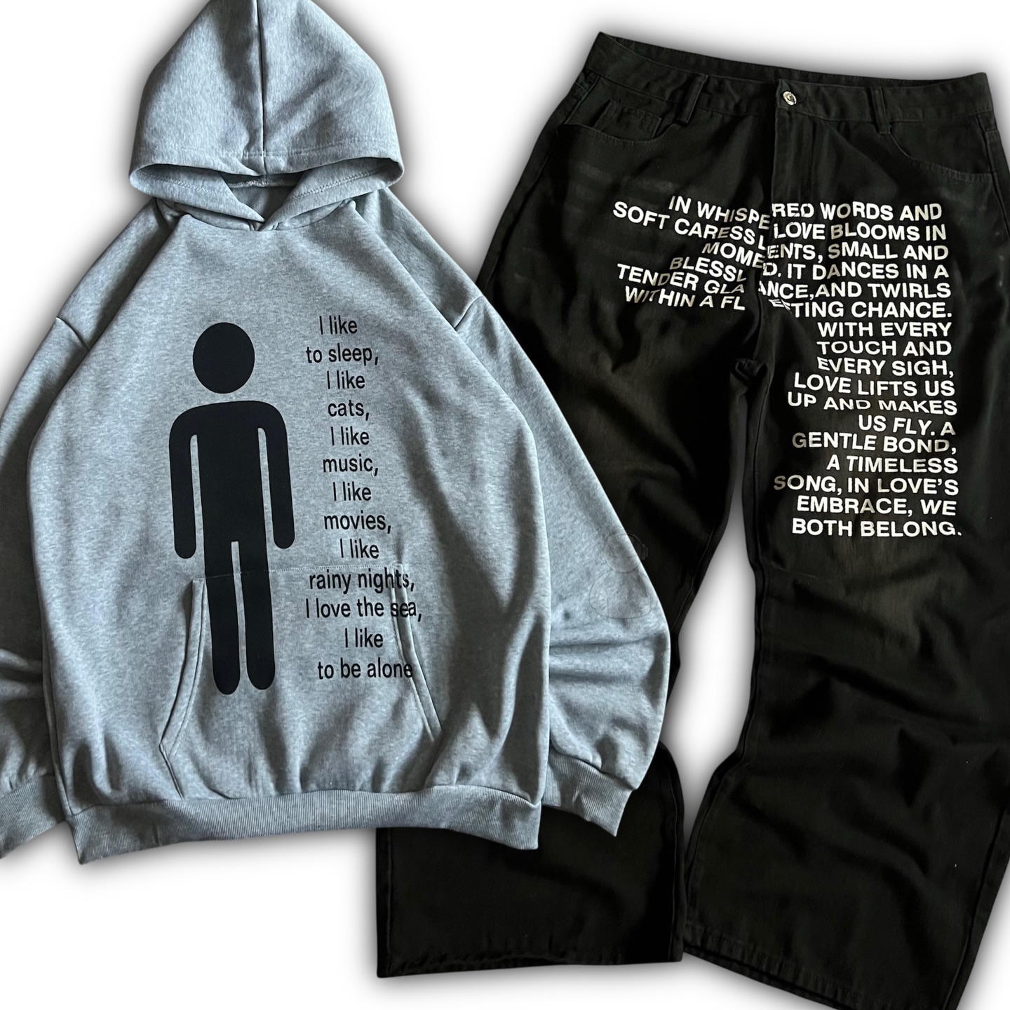Conjuntos de Hoodies Masculino - Mens Fashion Streetwear avaliação e preço