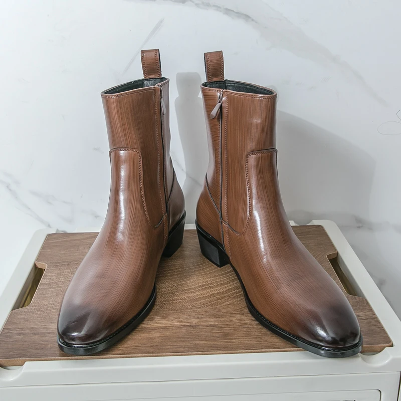 Clássico confortável botas de  - Chelsea Boots Men avaliação e preço