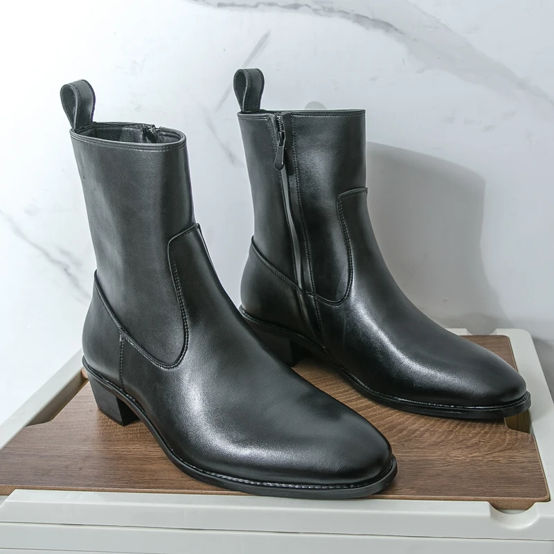 Clássico confortável botas de  - Chelsea Boots Men avaliação e preço