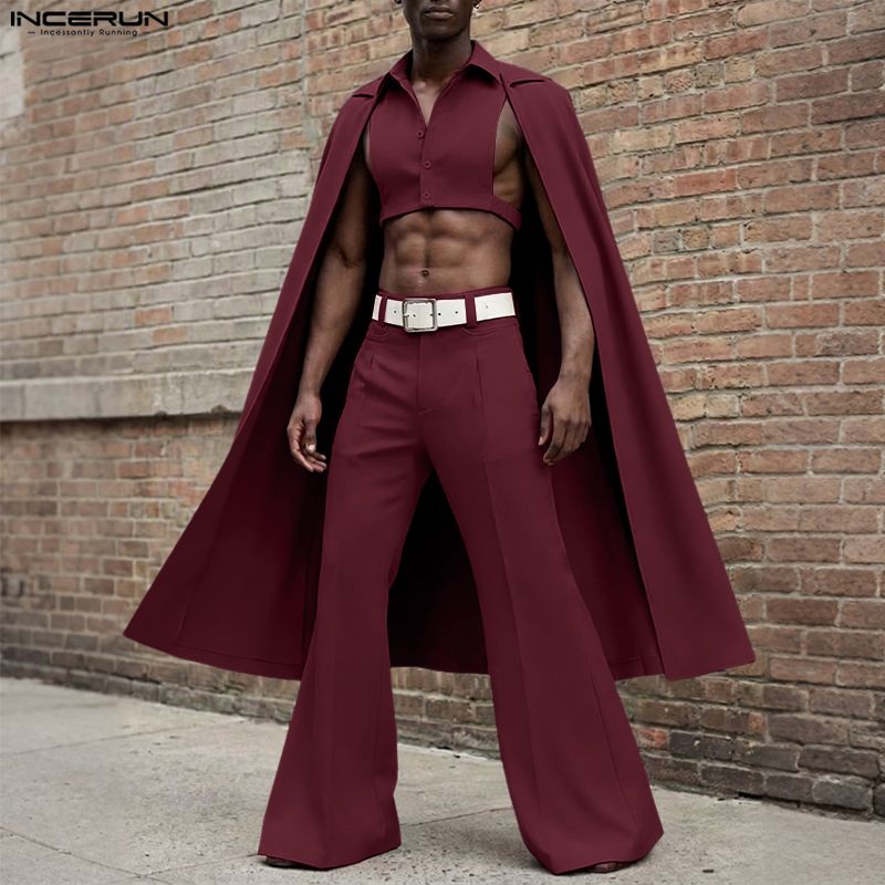 Conjuntos Masculinos INCERUN:  - Mens Fashion Streetwear avaliação e preço