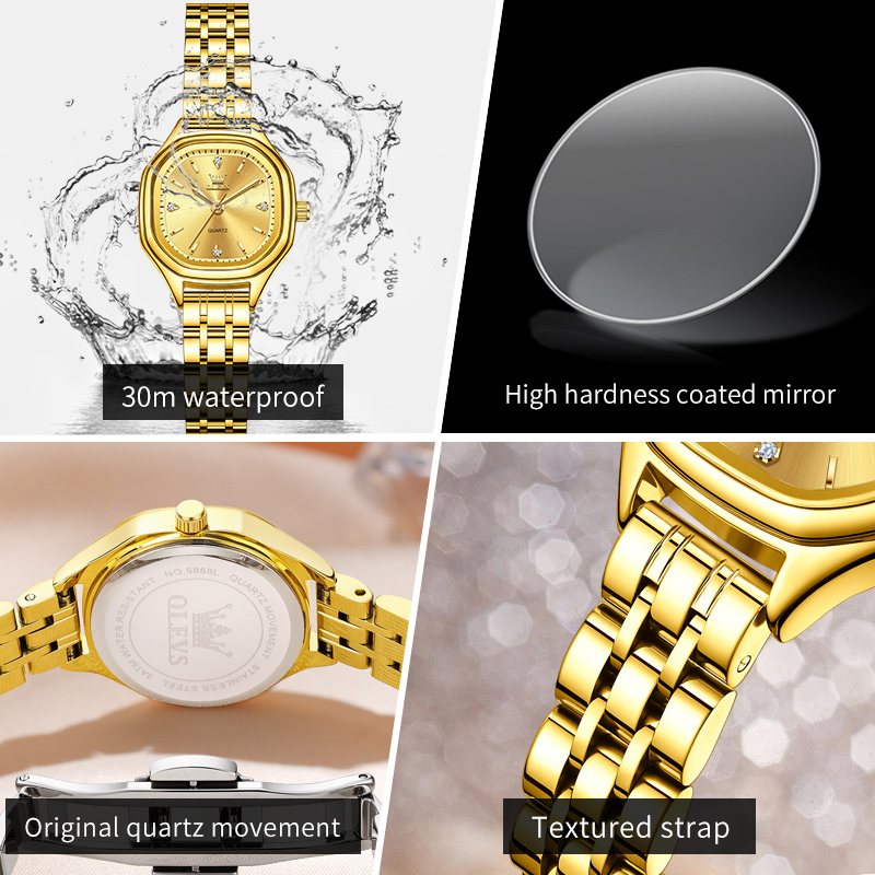 Olevs 5888 senhoras relógios o - Fashion Mens Watches avaliação e preço