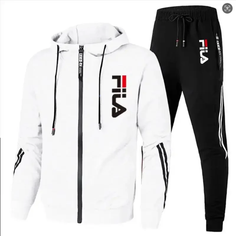 Conjunto Masculino de Jaqueta  - Mens Fashion Zip Up avaliação e preço