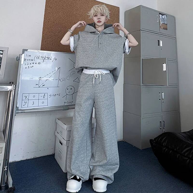 LUZHEN Original Tops Sleeve 20 - Men'S Fashion Loose Pants avaliação e preço