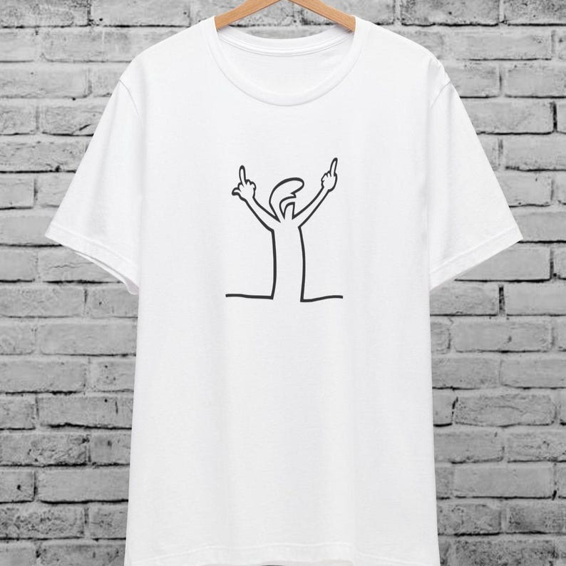 Camiseta unissex Angry La Line - Men'S Fashion From The 80S avaliação e preço