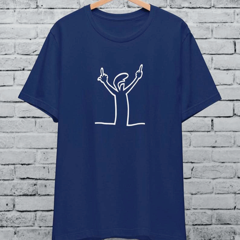 Camiseta unissex Angry La Line - Men'S Fashion From The 80S avaliação e preço