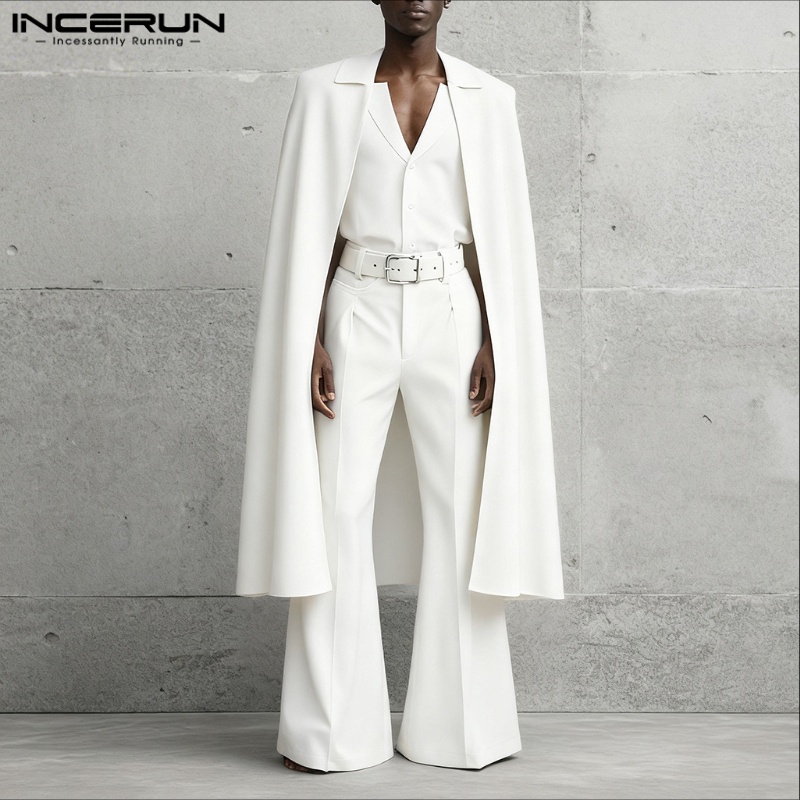 Conjunto Masculino INCERUN: Bl - Mens Fashion Streetwear avaliação e preço