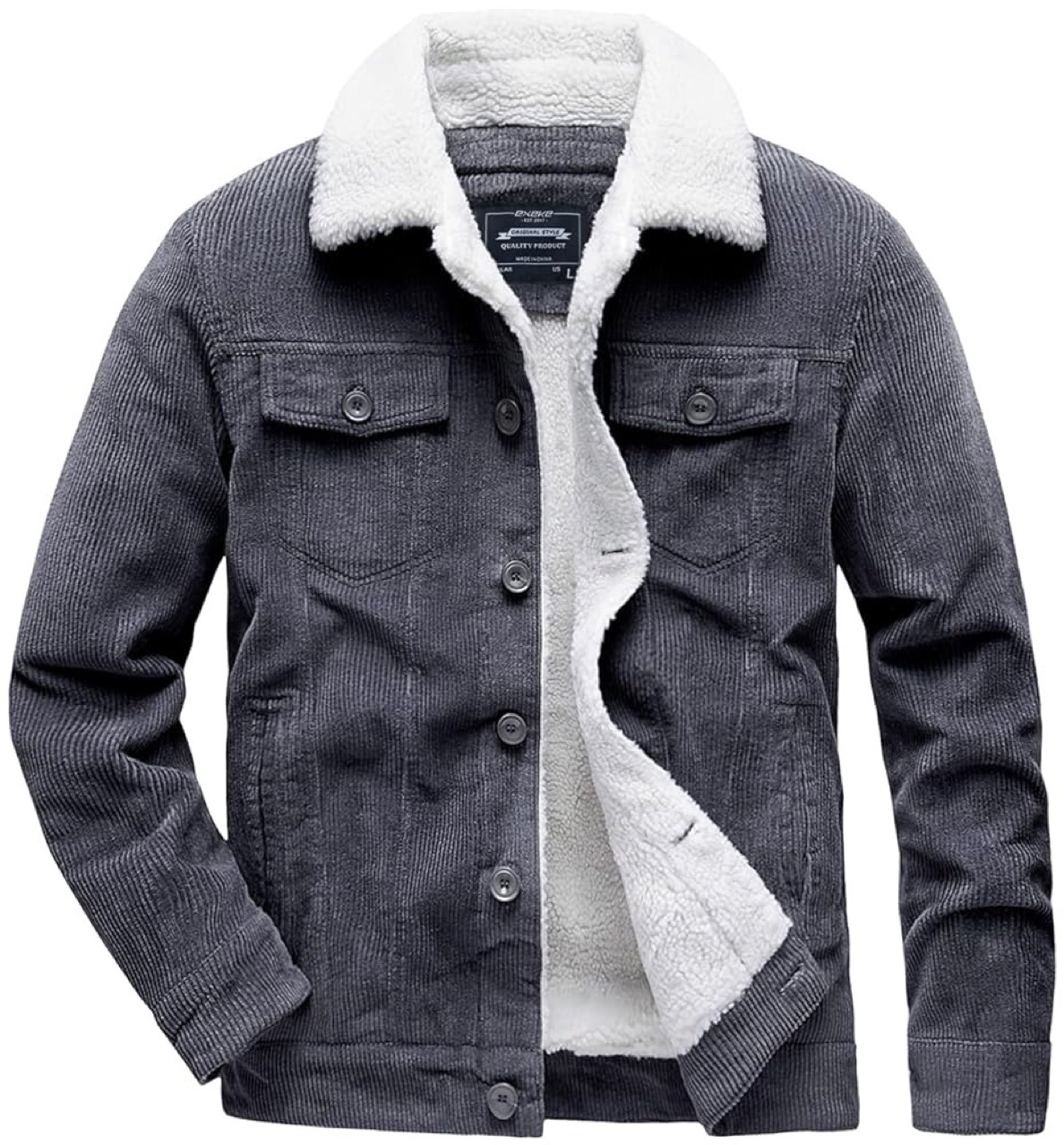 Jaqueta de veludo de inverno m - Corduroy Jacket Men avaliação e preço