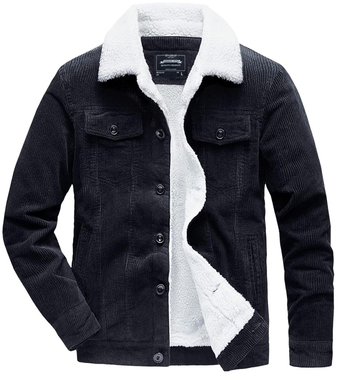 Jaqueta de veludo de inverno m - Corduroy Jacket Men avaliação e preço