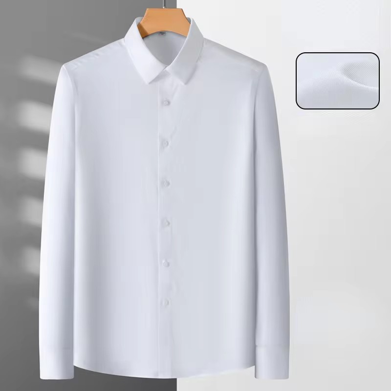 Camisas masculinas de trabalho - Dress Shirt Non-Iron avaliação e preço