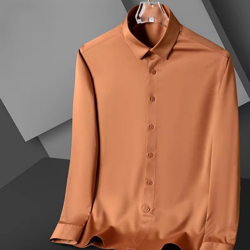 Camisas masculinas de trabalho - Dress Shirt Non-Iron avaliação e preço