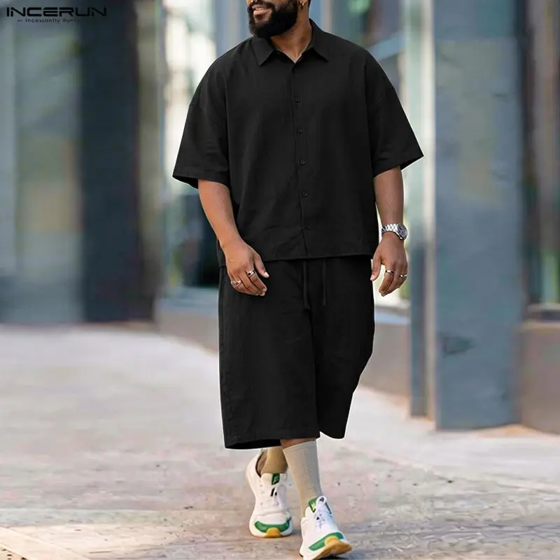 Conjuntos Masculinos INCERUN:  - Mens Fashion Streetwear avaliação e preço