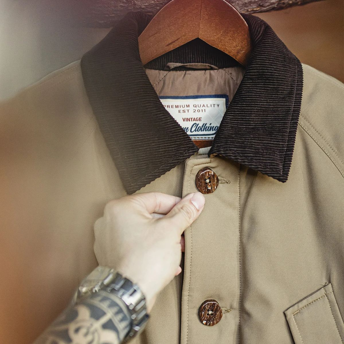 Maden Jaqueta Safari Acolchoad - Corduroy Jacket Men avaliação e preço