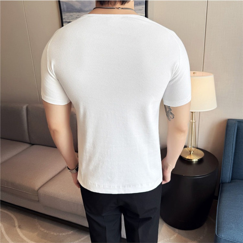 Camiseta Henley Slim Fit Mascu - Muscle Tee Workout avaliação e preço
