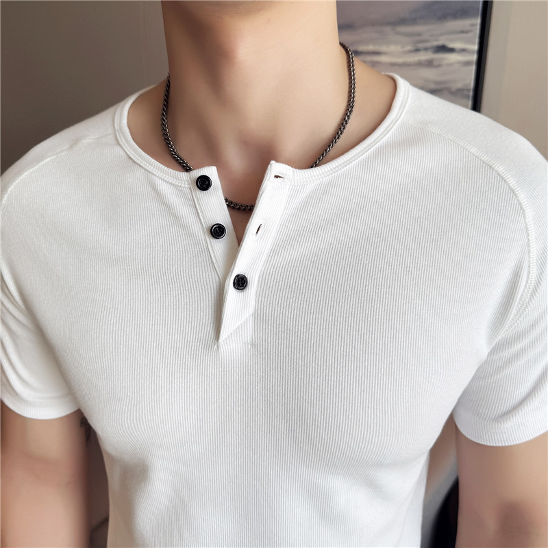 Camiseta Henley Slim Fit Mascu - Muscle Tee Workout avaliação e preço