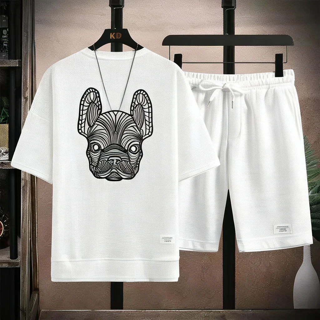 Conjunto de camiseta e shorts  - Mens Fashion Streetwear avaliação e preço